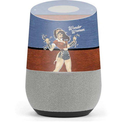 DC Comics Bombshells Wonder Woman Bombshell Google Home Skin