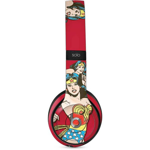 DC Comics Wonder Woman Vintage Action pose Beats Solo 2 Wired Skin