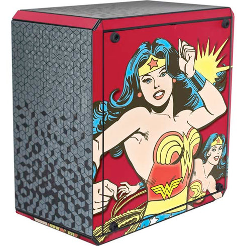 DC Comics Wonder Woman Vintage Action pose Cooler Master MasterBox Q300L Mini Tower Skin