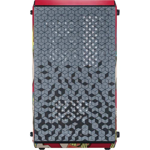 DC Comics Wonder Woman Vintage Action pose Cooler Master MasterBox Q300L Mini Tower Skin