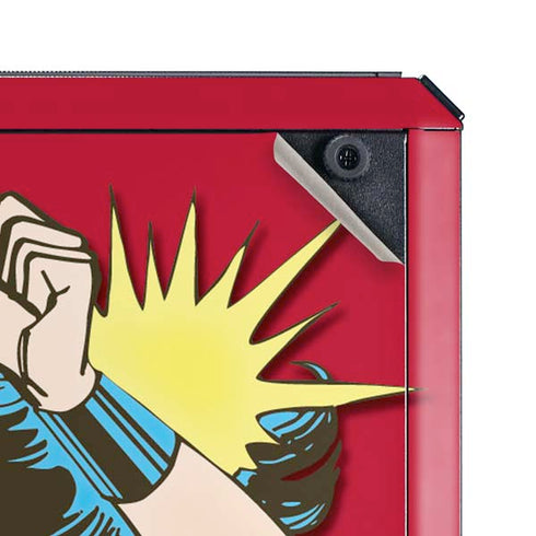 DC Comics Wonder Woman Vintage Action pose Cooler Master MasterBox Q300L Mini Tower Skin