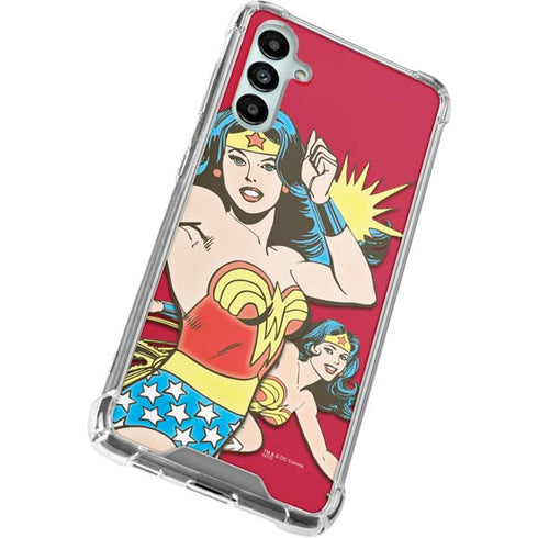 DC Comics Wonder Woman Vintage Action pose Galaxy A14 5G Clear Case