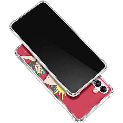 DC Comics Wonder Woman Vintage Action pose Galaxy A15 5G Clear Case
