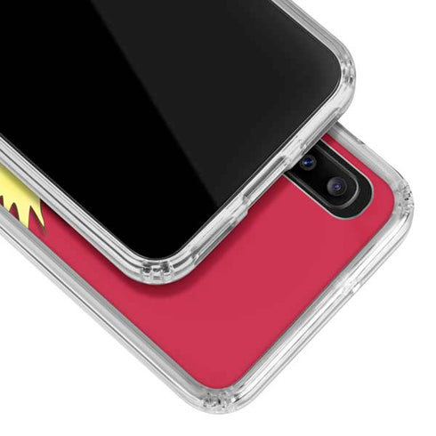 DC Comics Wonder Woman Vintage Action pose Galaxy A20 Clear Case