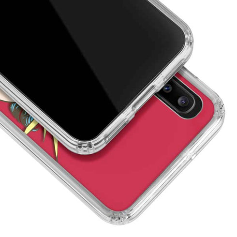 DC Comics Wonder Woman Vintage Action pose Galaxy A30 Clear Case