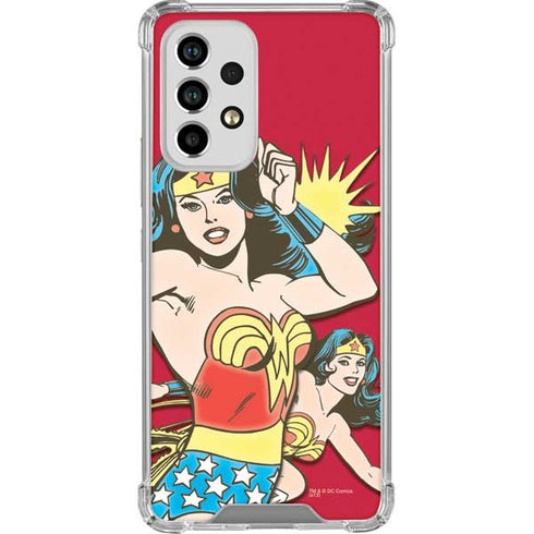 DC Comics Wonder Woman Vintage Action pose Galaxy A33 5G Clear Case