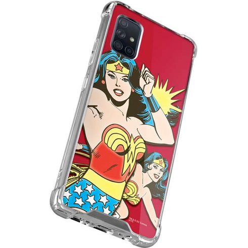 DC Comics Wonder Woman Vintage Action pose Galaxy A51 5G Clear Case