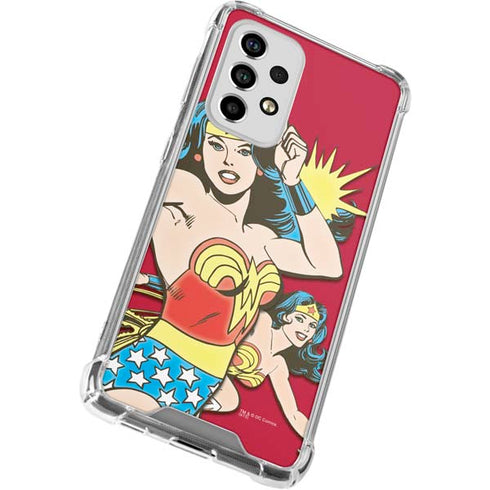 DC Comics Wonder Woman Vintage Action pose Galaxy A53 5G Clear Case