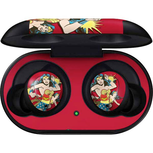 DC Comics Wonder Woman Vintage Action pose Galaxy Buds Skin