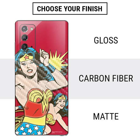 DC Comics Wonder Woman Vintage Action pose Galaxy Note20 5G Skin