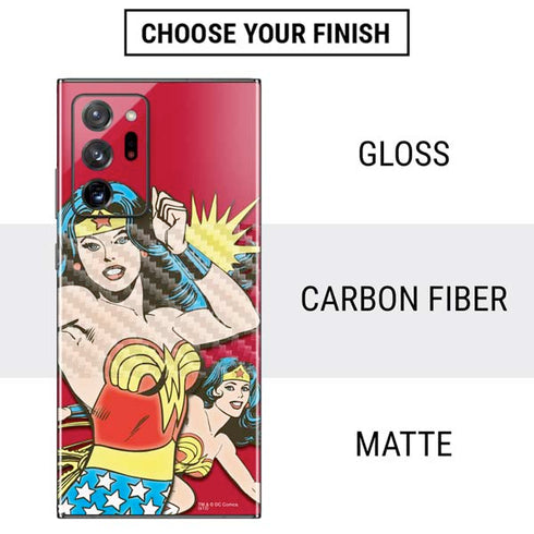DC Comics Wonder Woman Vintage Action pose Galaxy Note20 Ultra 5G Skin