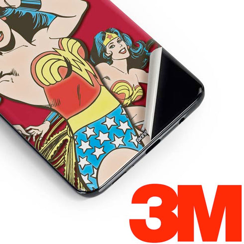 DC Comics Wonder Woman Vintage Action pose Galaxy S10 Skin