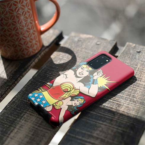 DC Comics Wonder Woman Vintage Action pose Galaxy S20 Plus Pro Case