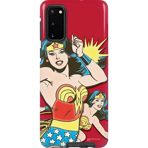 DC Comics Wonder Woman Vintage Action pose Galaxy S20 Pro Case