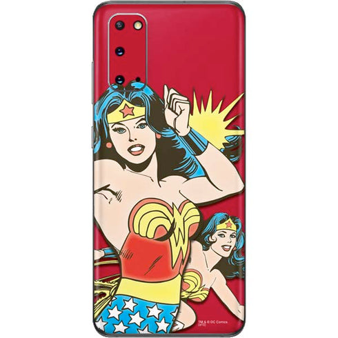 DC Comics Wonder Woman Vintage Action pose Galaxy S20 Skin