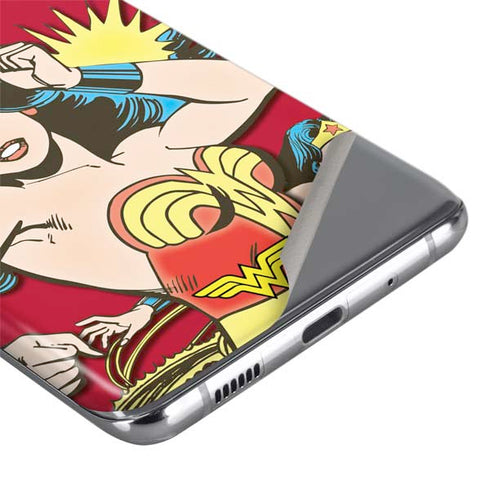 DC Comics Wonder Woman Vintage Action pose Galaxy S20 Ultra 5G Skin