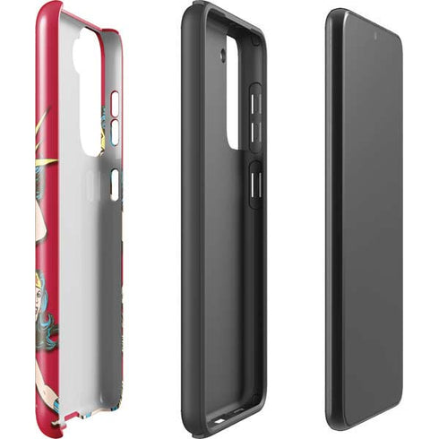 DC Comics Wonder Woman Vintage Action pose Galaxy S21 FE Pro Case