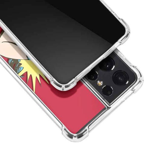 DC Comics Wonder Woman Vintage Action pose Galaxy S21 Ultra 5G Clear Case