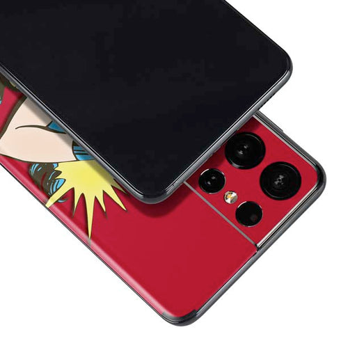 DC Comics Wonder Woman Vintage Action pose Galaxy S21 Ultra 5G Skin