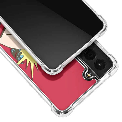 DC Comics Wonder Woman Vintage Action pose Galaxy S22 Plus Clear Case
