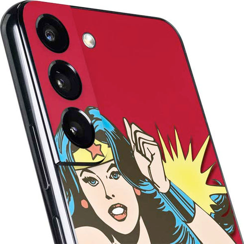 DC Comics Wonder Woman Vintage Action pose Galaxy S22 Skin