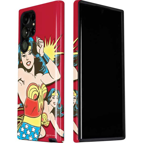 DC Comics Wonder Woman Vintage Action pose Galaxy S22 Ultra Pro Case