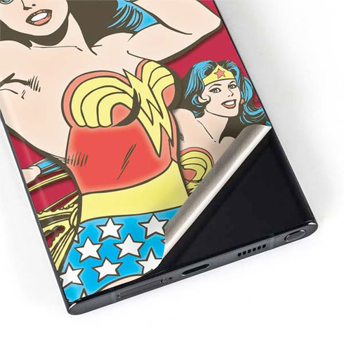 DC Comics Wonder Woman Vintage Action pose Galaxy S22 Ultra Skin