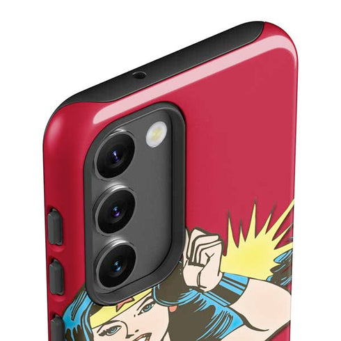 DC Comics Wonder Woman Vintage Action pose Galaxy S23 Plus Pro Case