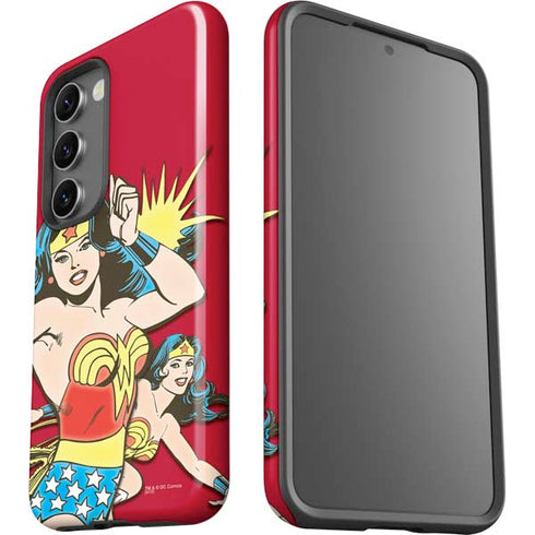 DC Comics Wonder Woman Vintage Action pose Galaxy S23 Pro Case