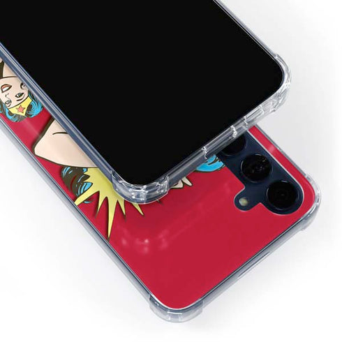 DC Comics Wonder Woman Vintage Action pose Galaxy S24 Clear Case