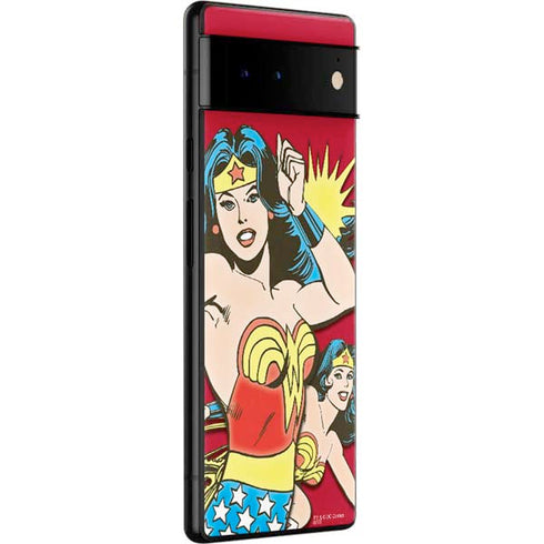 DC Comics Wonder Woman Vintage Action pose Google Pixel 6 Pro Skin