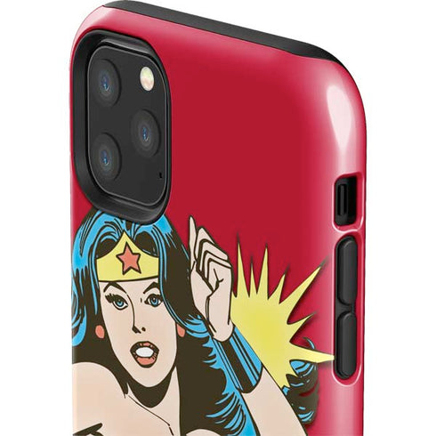 DC Comics Wonder Woman Vintage Action pose iPhone 11 Pro Max Impact Case