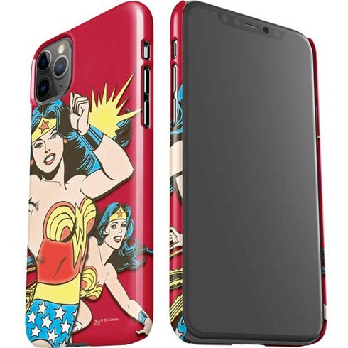 DC Comics Wonder Woman Vintage Action pose iPhone 11 Pro Max Lite Case