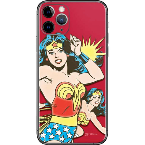 DC Comics Wonder Woman Vintage Action pose iPhone 11 Pro Skin