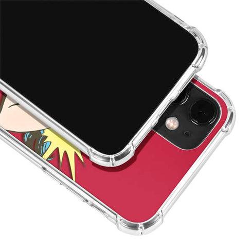DC Comics Wonder Woman Vintage Action pose iPhone 12 Clear Case