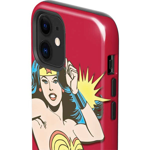 DC Comics Wonder Woman Vintage Action pose iPhone 12 Impact Case