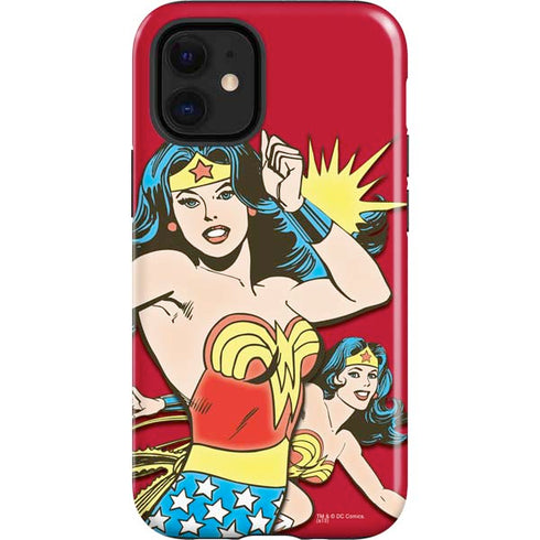 DC Comics Wonder Woman Vintage Action pose iPhone 12 Mini Impact Case