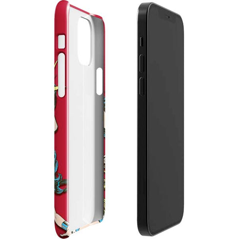 DC Comics Wonder Woman Vintage Action pose iPhone 12 Mini Lite Case