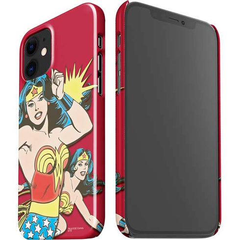 DC Comics Wonder Woman Vintage Action pose iPhone 12 Mini Lite Case