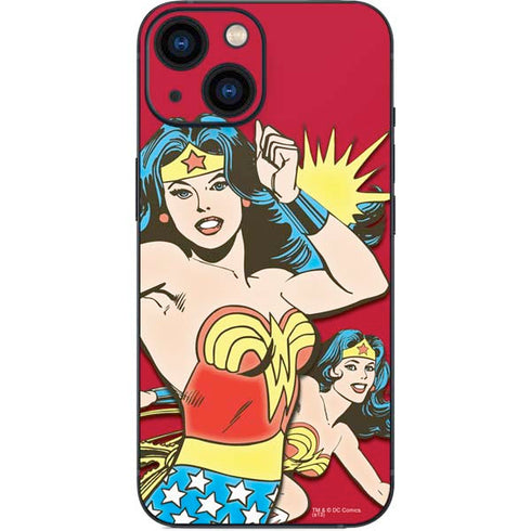 DC Comics Wonder Woman Vintage Action pose iPhone 13 Mini Skin