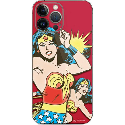 DC Comics Wonder Woman Vintage Action pose iPhone 13 Pro Max Skin