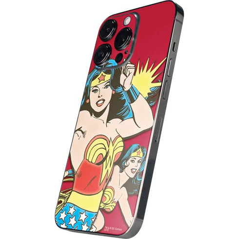 DC Comics Wonder Woman Vintage Action pose iPhone 13 Pro Max Skin