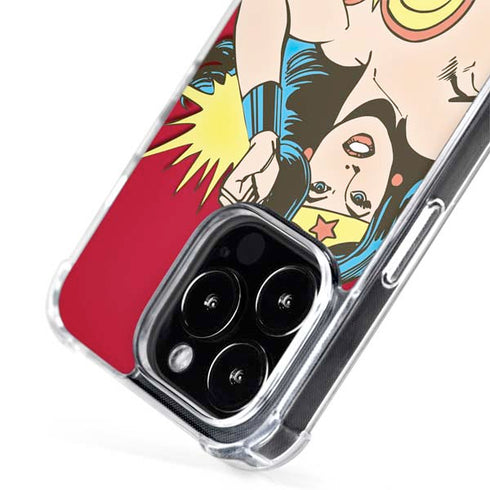 DC Comics Wonder Woman Vintage Action pose iPhone 15 Pro MagSafe Case
