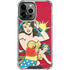 DC Comics Wonder Woman Vintage Action pose iPhone 15 Pro Max Clear Case