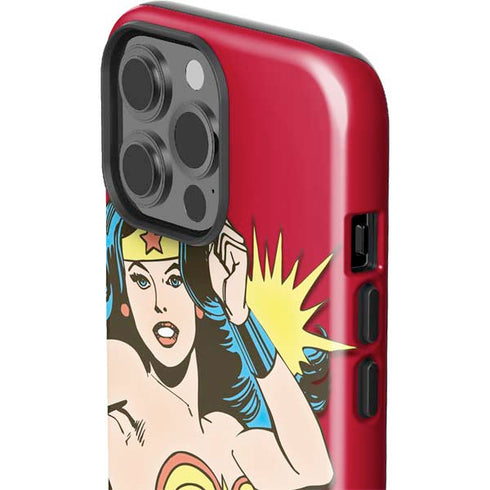 DC Comics Wonder Woman Vintage Action pose iPhone 15 Pro Max Impact Case