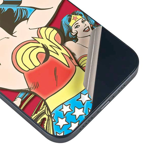 DC Comics Wonder Woman Vintage Action pose iPhone 14 Skin