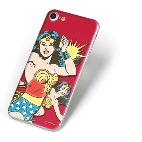 DC Comics Wonder Woman Vintage Action pose iPhone 7 Skin