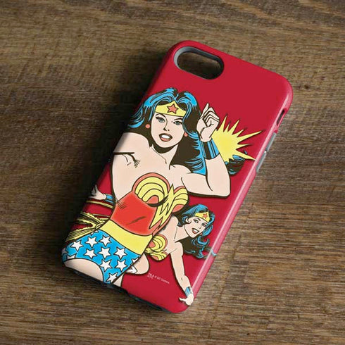 DC Comics Wonder Woman Vintage Action pose iPhone 8 Pro Case