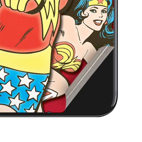 DC Comics Wonder Woman Vintage Action pose iPhone SE (2nd & 3rd Gen) Skin