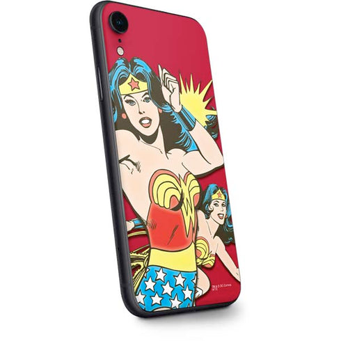 DC Comics Wonder Woman Vintage Action pose iPhone XR Skin